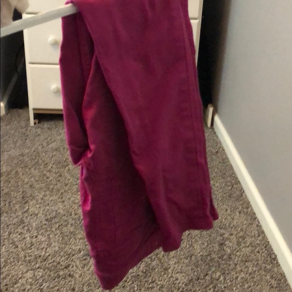 Purple jeans